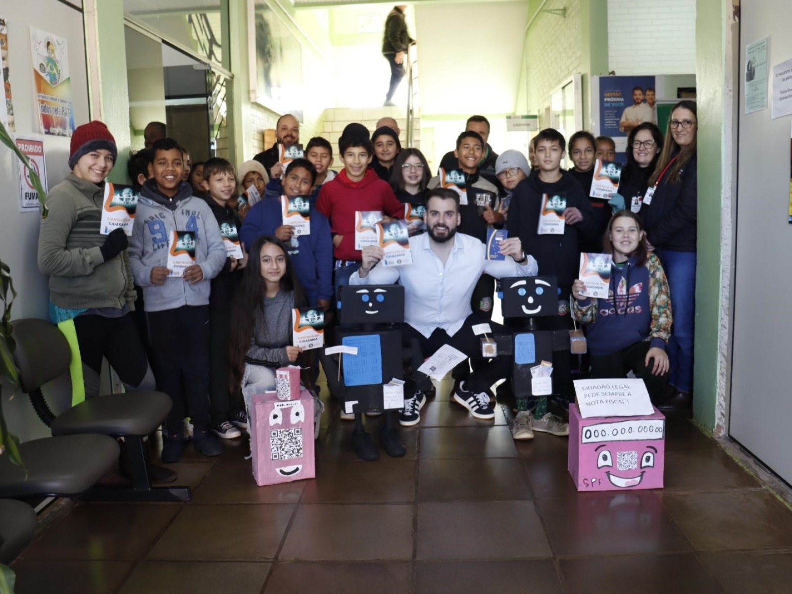 Educação Fiscal transforma alunos em agentes de cidadania em Maximiliano de Almeida