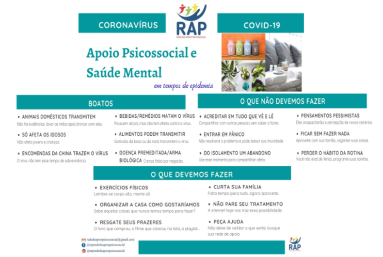Como cuidar de nossa Saúde Mental em tempos de Pandemia